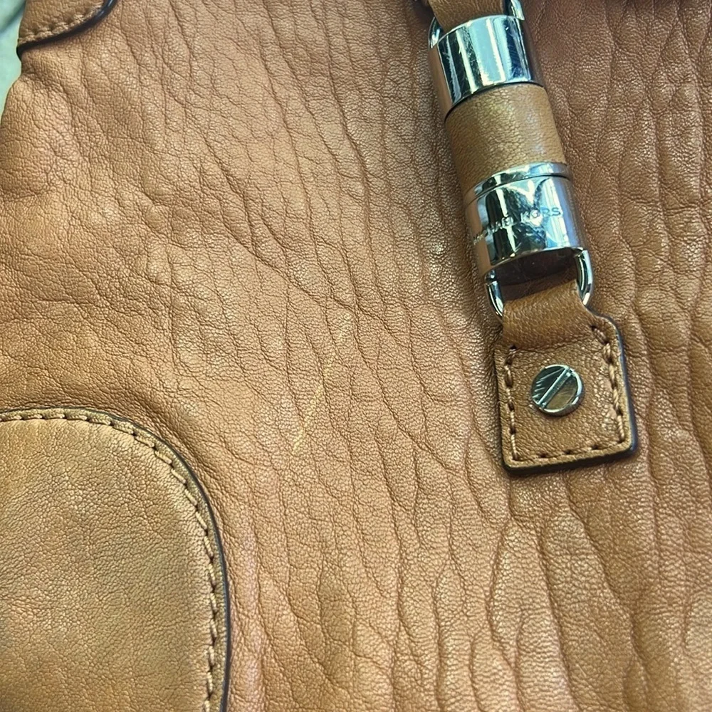 Vintage Y2K Michael Kors Crosby cognac, Large leather bag